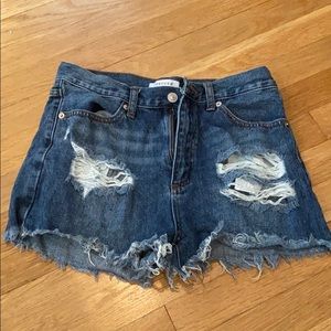 Just USA distressed denim Shorts